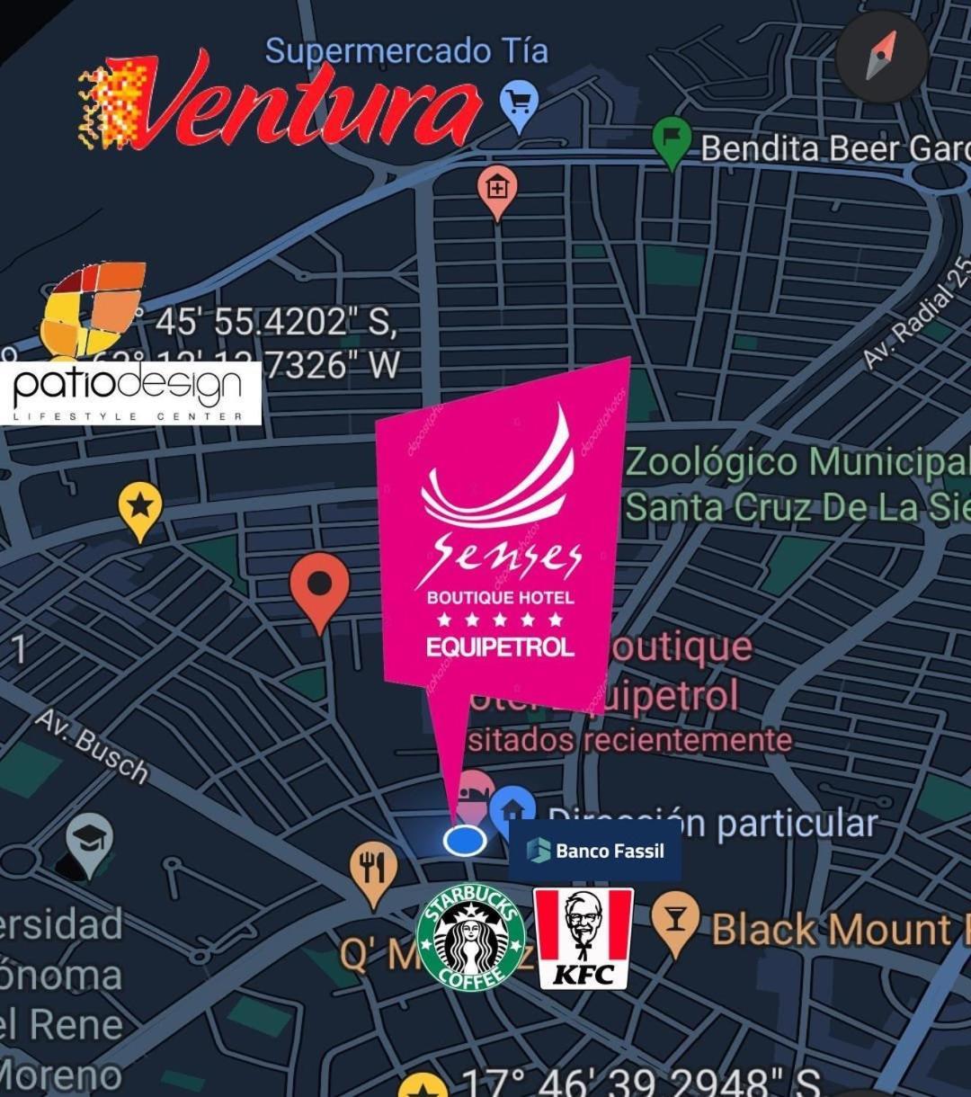 Hotel Senses Equipetrol 圣克鲁斯 外观 照片